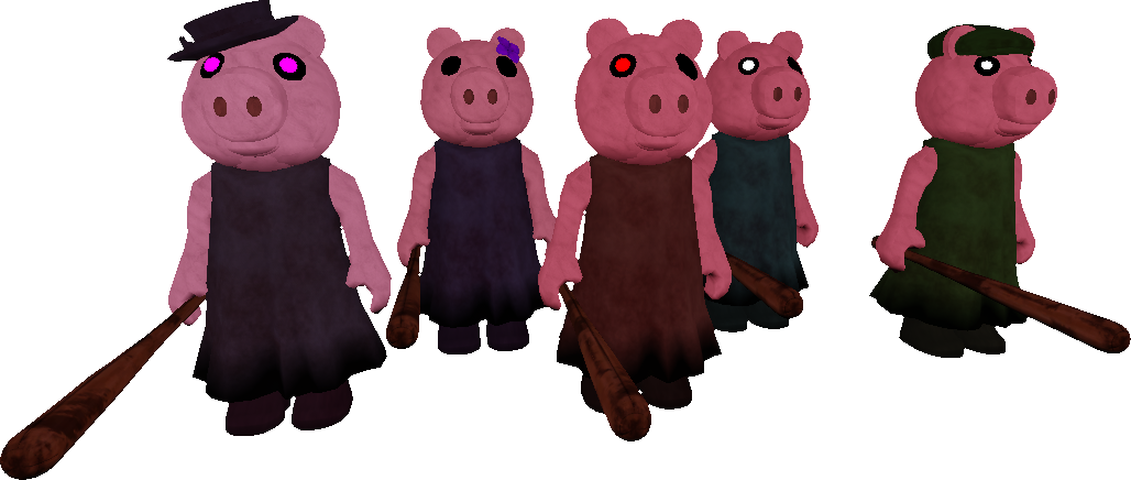 Piggy, Brother, Mother, Father, and Grandmother. -2024